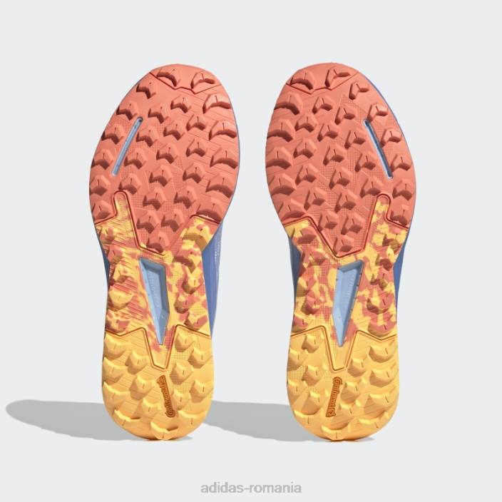 Adidas pantofi de alergare pe trail albastru albastru terrex agravic flow 2.0 femei albastru zori/albastru/coral 2JBN8417