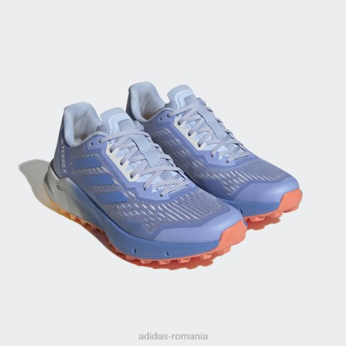 Adidas pantofi de alergare pe trail albastru albastru terrex agravic flow 2.0 femei albastru zori/albastru/coral 2JBN8417