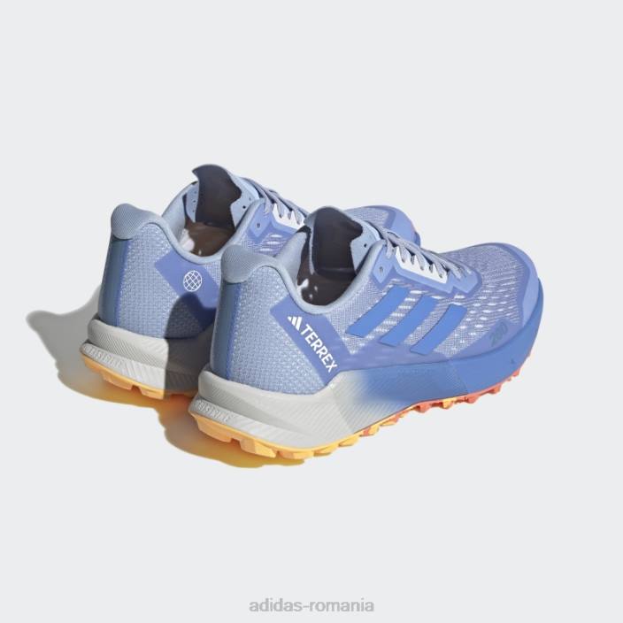 Adidas pantofi de alergare pe trail albastru albastru terrex agravic flow 2.0 femei albastru zori/albastru/coral 2JBN8417
