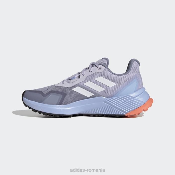 Adidas pantofi de alergare terrex soulstride violet argintiu femei violet argintiu/alb/coral 2JBN8486
