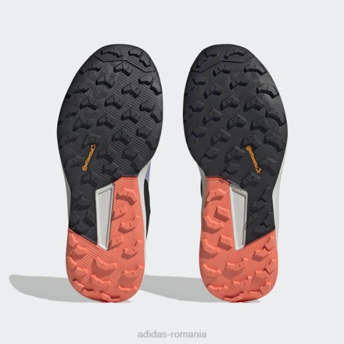 Adidas pantofi de alergare terrex trail rider gore-tex violet argintiu adidas femei argintiu violet/albastru zori/coral 2JBN16080