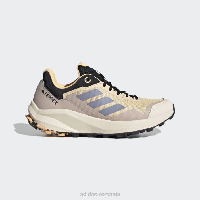 Adidas pantofi de alergare terrex trail rider nisip adidas femei nisip/violet argintiu/alb 2JBN8418