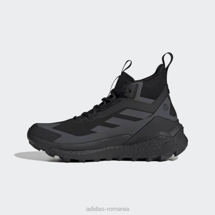Adidas pantofi de drumeție gri terrex free hiker gore-tex 2.0 femei gri inchis 2JBN15933