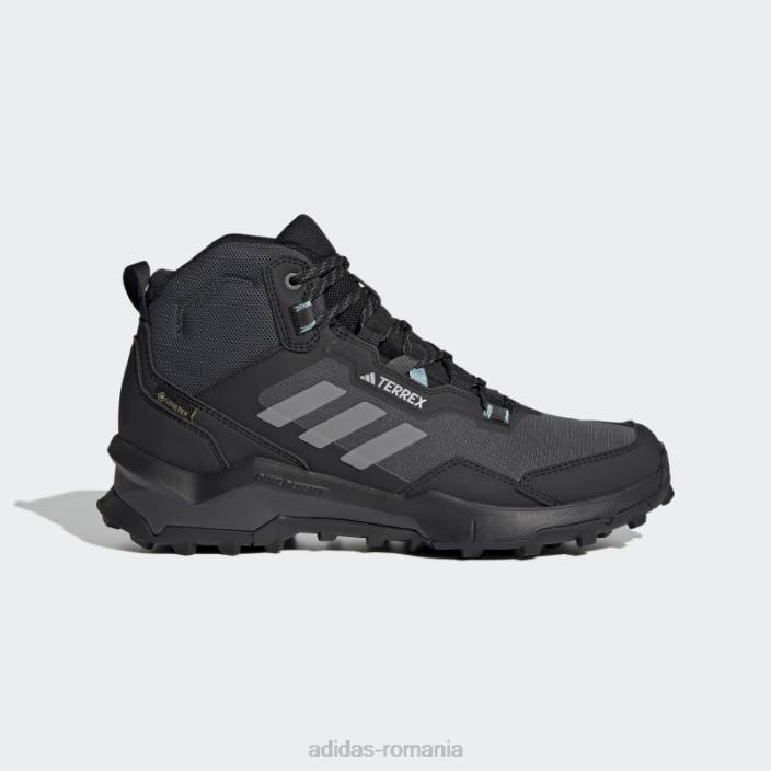 Adidas pantofi de drumeție negri terrex ax4 mid gore-tex adidas femei negru/gri/mentă ton 2JBN8505