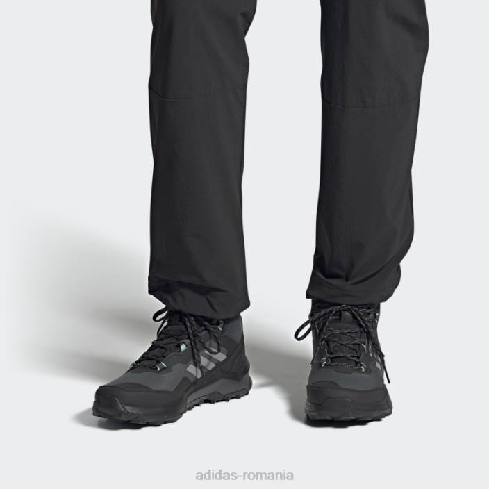 Adidas pantofi de drumeție negri terrex ax4 mid gore-tex adidas femei negru/gri/mentă ton 2JBN8505