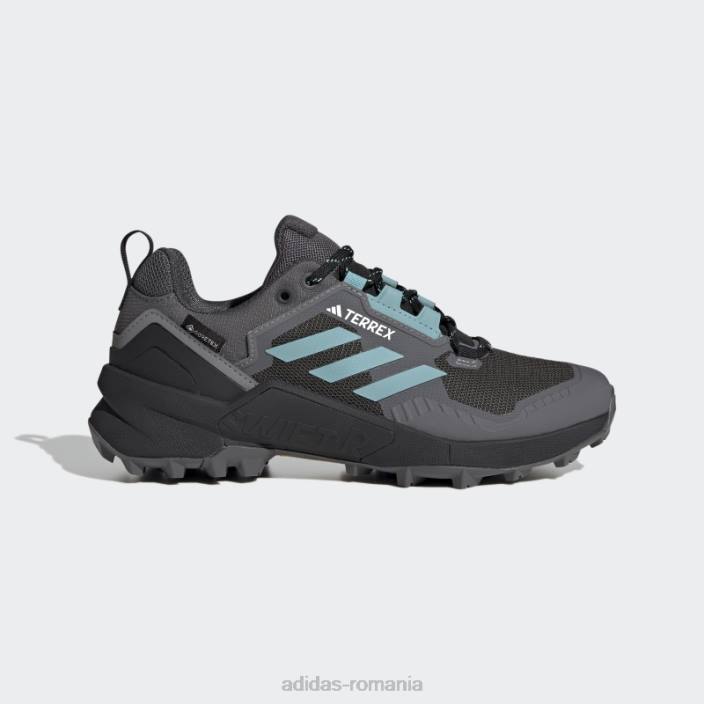 Adidas pantofi de drumeție negri terrex swift r3 gore-tex fierbinți femei gri/mentă ton/negru 2JBN8419