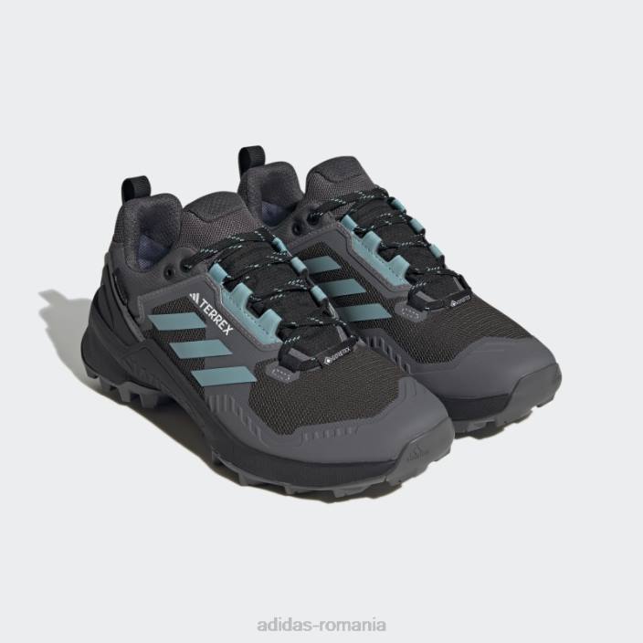 Adidas pantofi de drumeție negri terrex swift r3 gore-tex fierbinți femei gri/mentă ton/negru 2JBN8419
