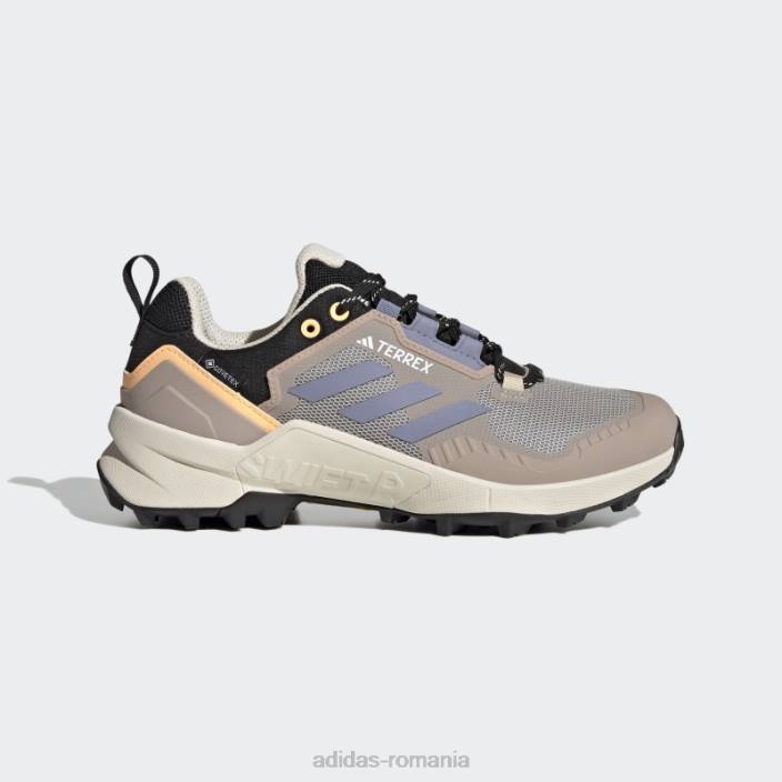 Adidas pantofi de drumeție sand terrex swift r3 gore-tex femei nisip/violet argintiu/portocaliu 2JBN8446