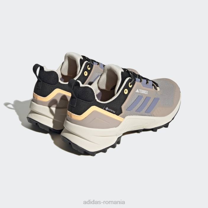 Adidas pantofi de drumeție sand terrex swift r3 gore-tex femei nisip/violet argintiu/portocaliu 2JBN8446