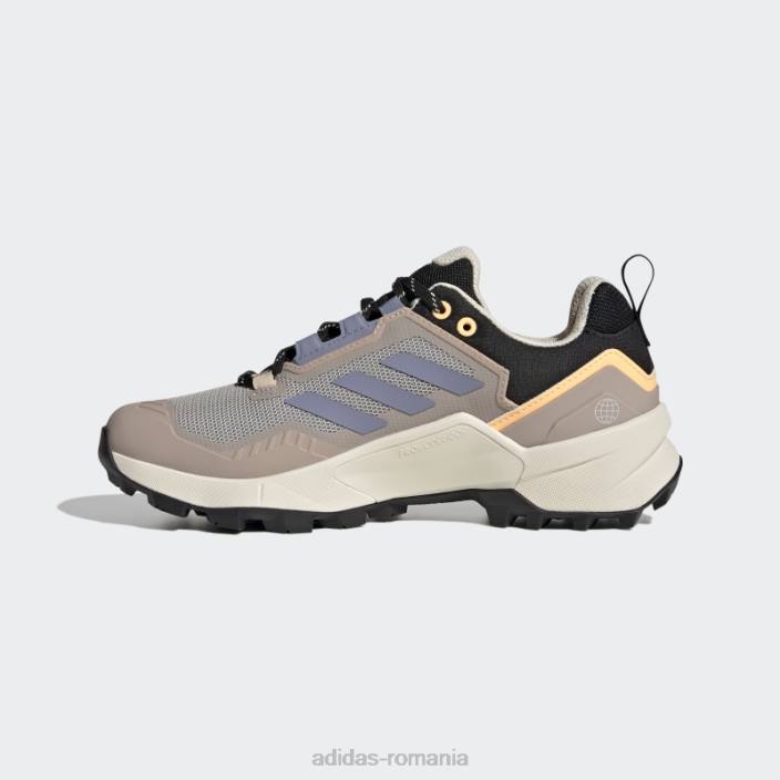 Adidas pantofi de drumeție sand terrex swift r3 gore-tex femei nisip/violet argintiu/portocaliu 2JBN8446
