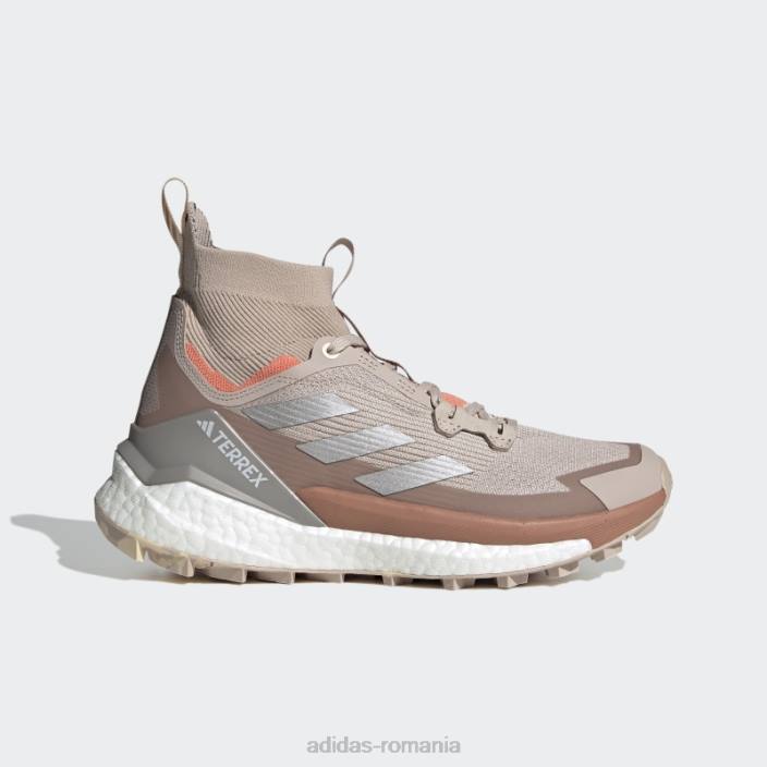 Adidas pantofi de drumeție taupe terrex free hiker 2.0 adidas femei taupe/taupe met/orange 2JBN8415