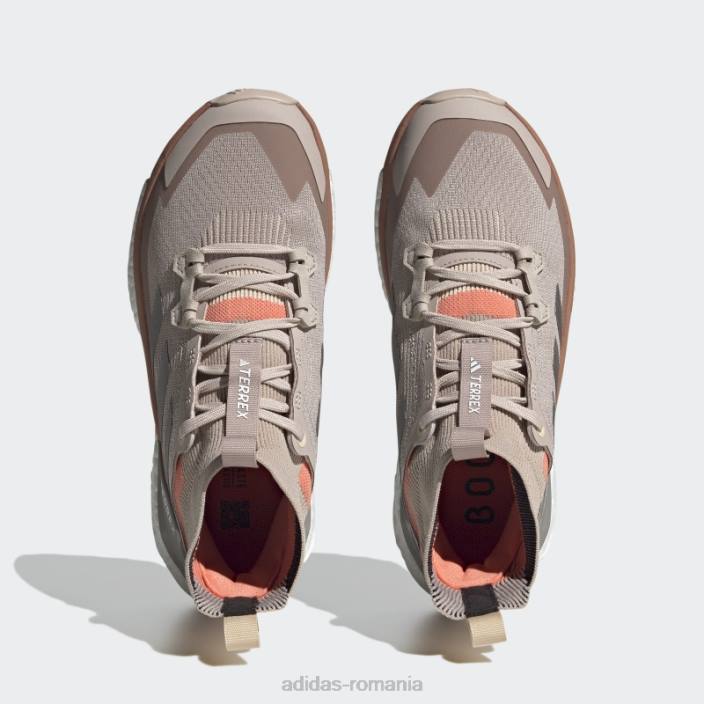Adidas pantofi de drumeție taupe terrex free hiker 2.0 adidas femei taupe/taupe met/orange 2JBN8415