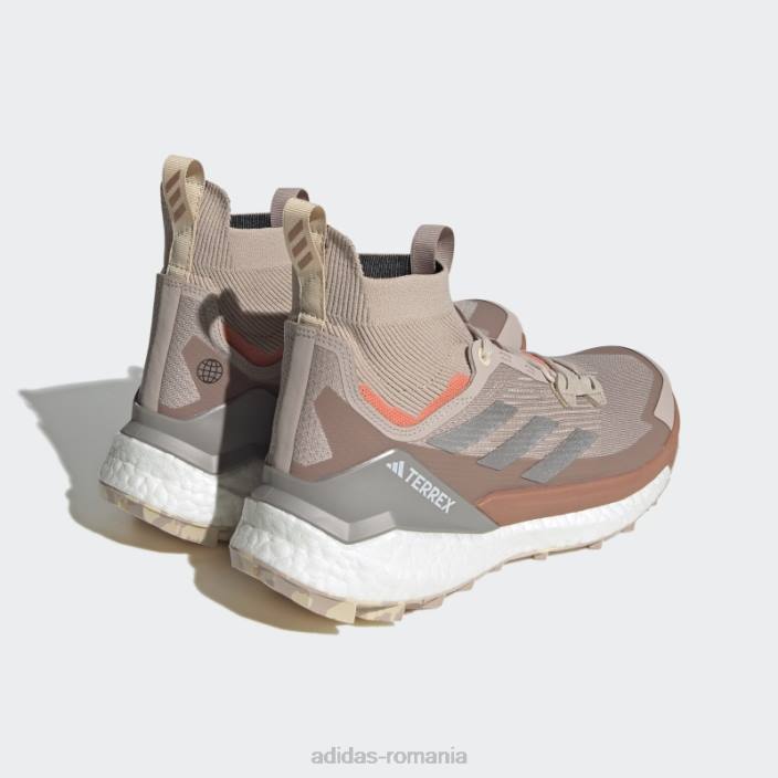 Adidas pantofi de drumeție taupe terrex free hiker 2.0 adidas femei taupe/taupe met/orange 2JBN8415