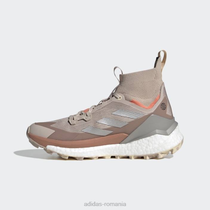 Adidas pantofi de drumeție taupe terrex free hiker 2.0 adidas femei taupe/taupe met/orange 2JBN8415
