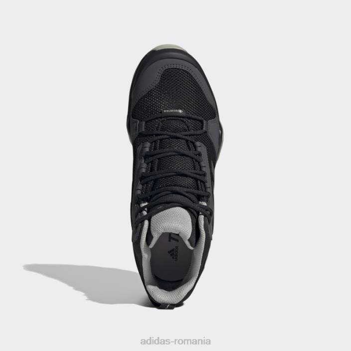 Adidas pantofi de drumeție terrex ax3 mid gore-tex negri femei negru/gri/gri metal 2JBN15968