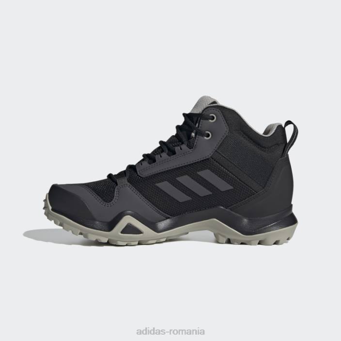 Adidas pantofi de drumeție terrex ax3 mid gore-tex negri femei negru/gri/gri metal 2JBN15968