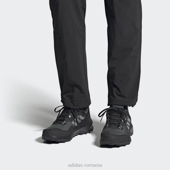 Adidas pantofi de drumeție terrex ax4 gore-tex gri femei negru/gri/mentă ton 2JBN16001