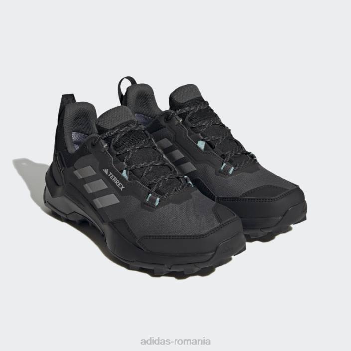 Adidas pantofi de drumeție terrex ax4 gore-tex gri femei negru/gri/mentă ton 2JBN16001