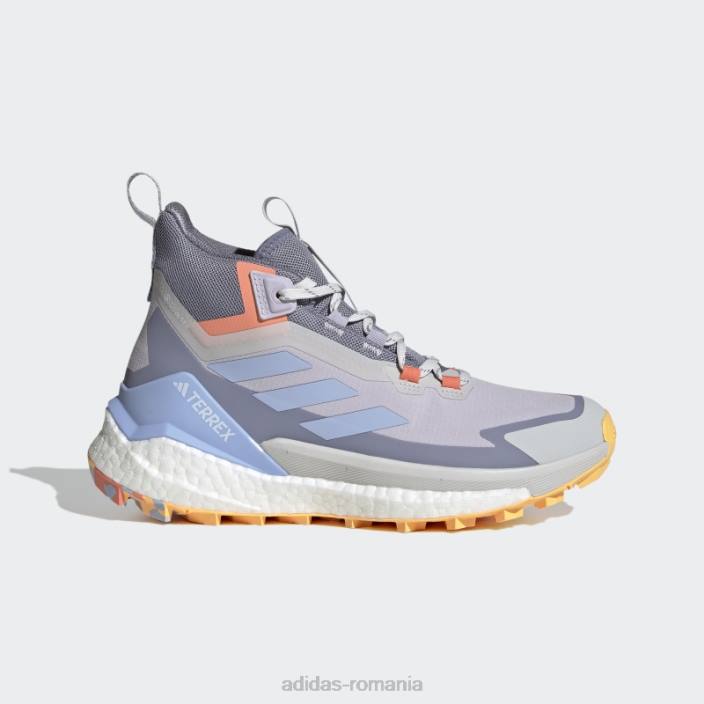 Adidas pantofi de drumeție terrex free hiker gore-tex 2.0 silver dawn adidas femei zori argintii/zori albastru/aurii 2JBN8436