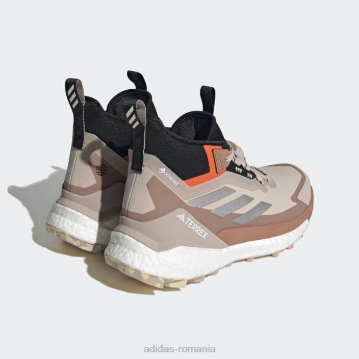 Adidas pantofi de drumeție terrex free hiker gore-tex 2.0 taupe adidas femei taupe/taupe met/orange 2JBN16008