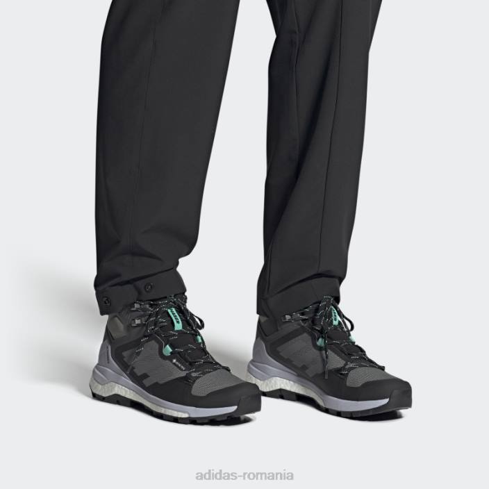 Adidas pantofi de drumeție terrex skychaser mid gore-tex 2.0 gri adidas femei gri/argintiu 2JBN15984