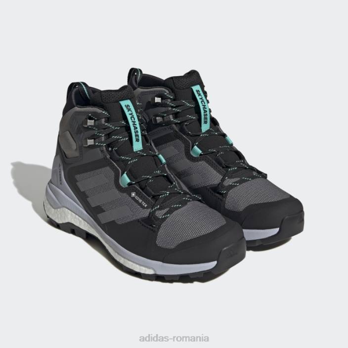 Adidas pantofi de drumeție terrex skychaser mid gore-tex 2.0 gri adidas femei gri/argintiu 2JBN15984