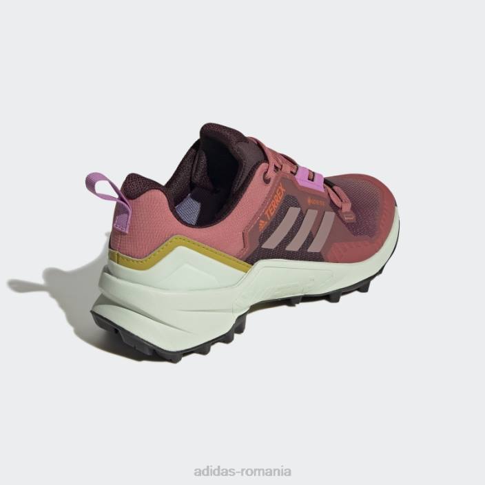 Adidas pantofi de drumeție terrex swift r3 gore-tex roșii femei roșu/violet/liliac 2JBN8743