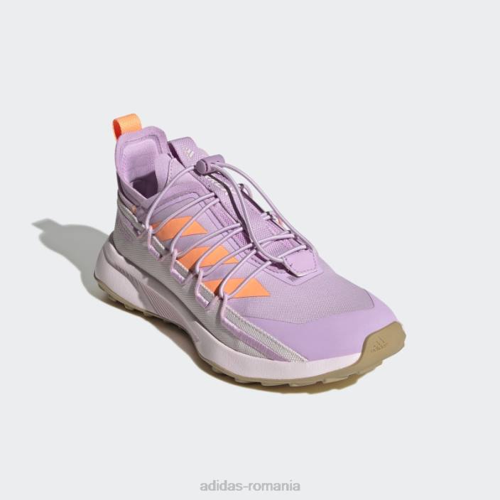 Adidas pantofi de voiaj panza terrex voyager 21 lila femei liliac/portocaliu fascicul/roz 2JBN8749