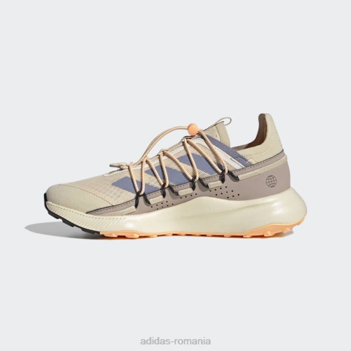 Adidas pantofi de voiaj sand terrex voyager 21 femei nisip/violet argintiu/portocaliu 2JBN15868