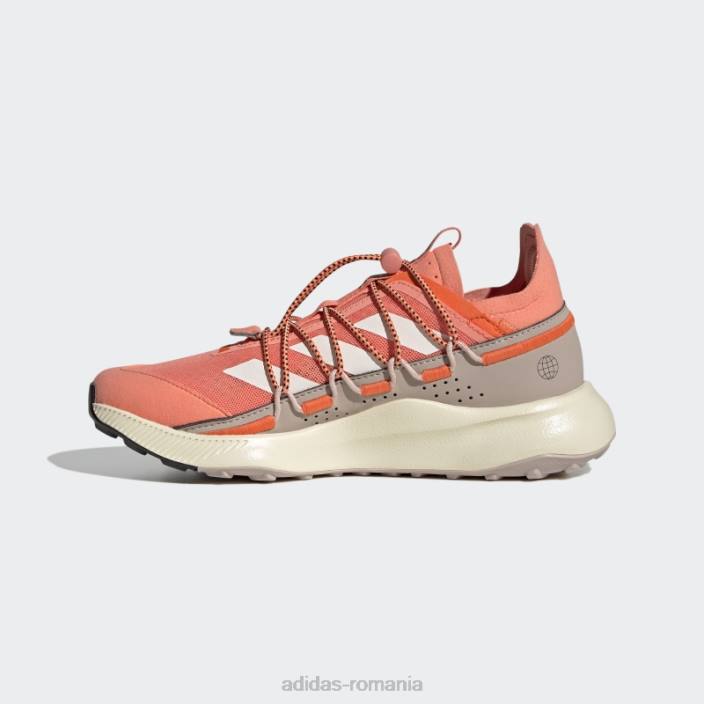 Adidas pantofi de voiaj terrex voyager 21 coral femei coral/alb/taupe 2JBN15908