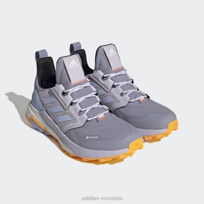 Adidas silver dawn terrex trailmaker pantofi de drumeție gore-tex femei zori argintii/zori albastru/violet 2JBN16007