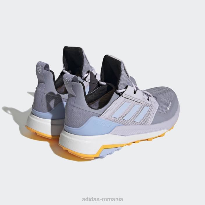 Adidas silver dawn terrex trailmaker pantofi de drumeție gore-tex femei zori argintii/zori albastru/violet 2JBN16007