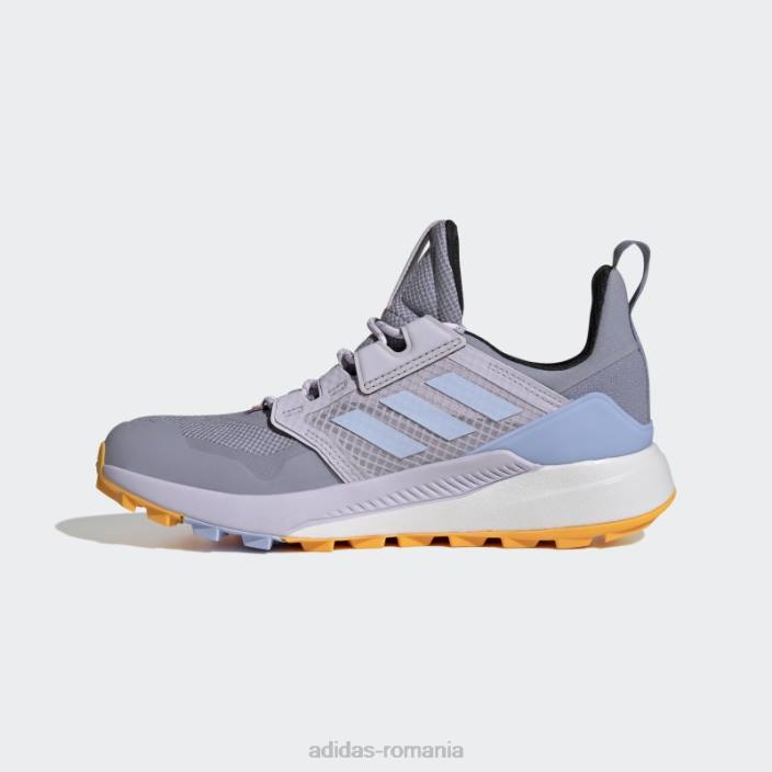 Adidas silver dawn terrex trailmaker pantofi de drumeție gore-tex femei zori argintii/zori albastru/violet 2JBN16007