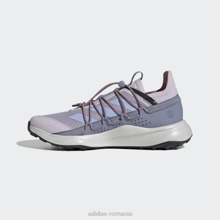 Adidas silver dawn terrex voyager 21 pantofi de voiaj adidas femei zori argintii/zori albastru/aurii 2JBN8511