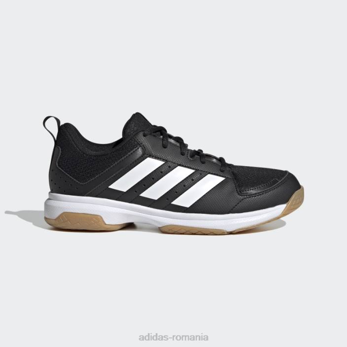 Adidas ligra 7 pantofi de interior negru femei alb negru 2JBN16099