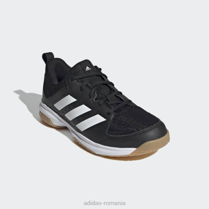 Adidas ligra 7 pantofi de interior negru femei alb negru 2JBN16099