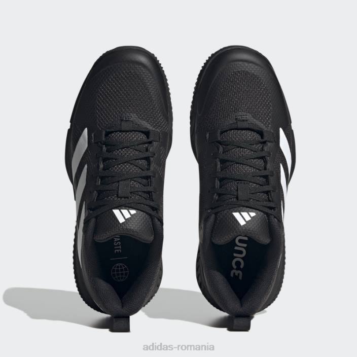 Adidas pantofi court team bounce 2.0 negri femei gri inchis 2JBN16142