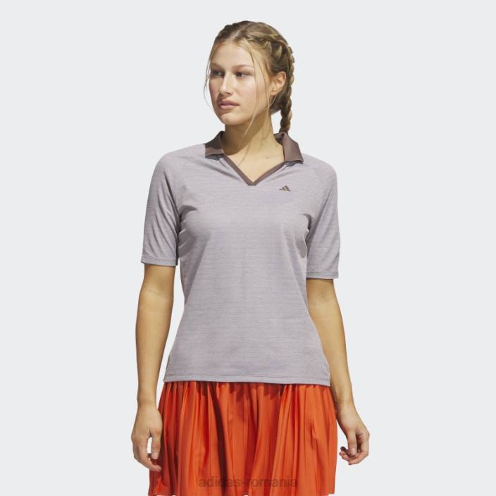 Adidas Earth ultimate365 tour neprezentare tricou polo de golf cu jumătate de mânecă femei Pământ 2JBN22816