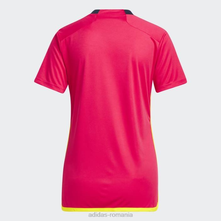 Adidas Sf. tricou home louis city sc 23/24 roz femei roz/galben 2JBN22885