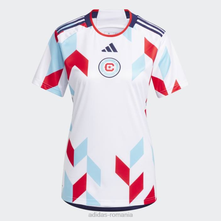 Adidas Tricou deplasare Chicago Fire 23/24 alb femei cer alb/noapte 2JBN22879