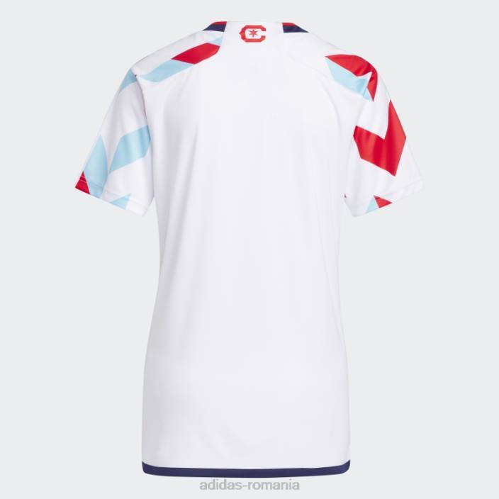 Adidas Tricou deplasare Chicago Fire 23/24 alb femei cer alb/noapte 2JBN22879