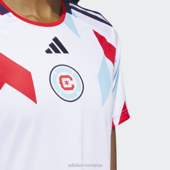 Adidas Tricou deplasare Chicago Fire 23/24 alb femei cer alb/noapte 2JBN22879