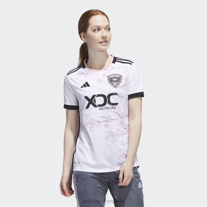 Adidas alb d.c. tricoul united 23/24 deplasare femei alb 2JBN22907