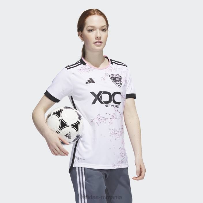 Adidas alb d.c. tricoul united 23/24 deplasare femei alb 2JBN22907
