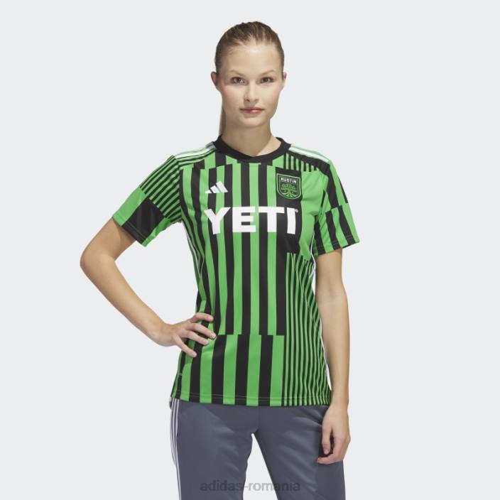 Adidas austin fc 23/24 tricou home alb fashion femei verde/alb real 2JBN22954