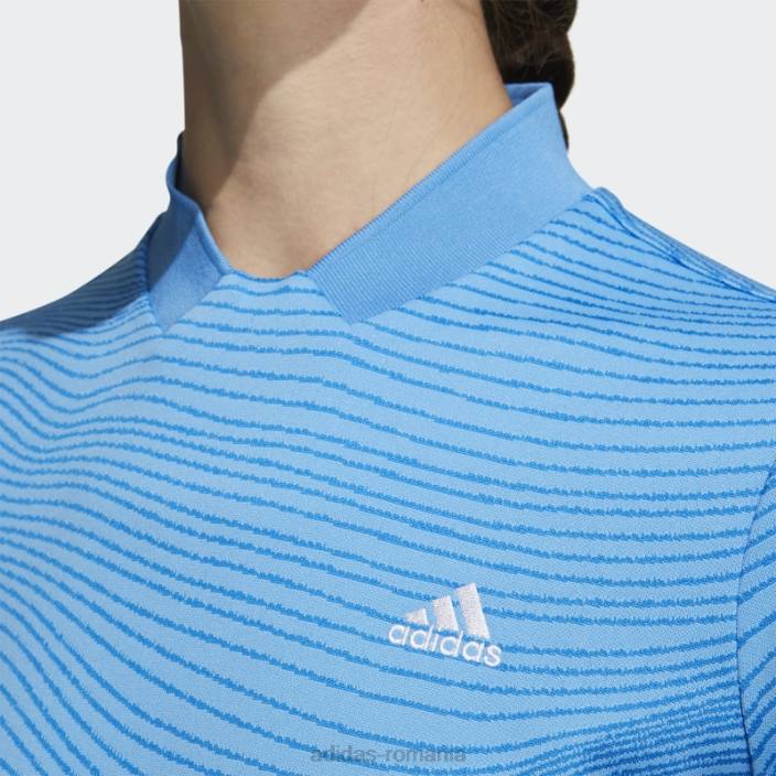 Adidas cămașă albastră făcută pentru a fi refăcută cu guler în coastă femei albastru 2JBN22852