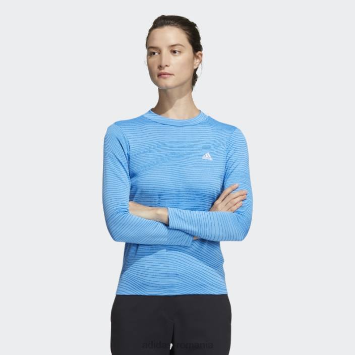 Adidas cămașă cu mânecă lungă, făcută pentru a fi refăcută, albastru adidas femei albastru 2JBN22824
