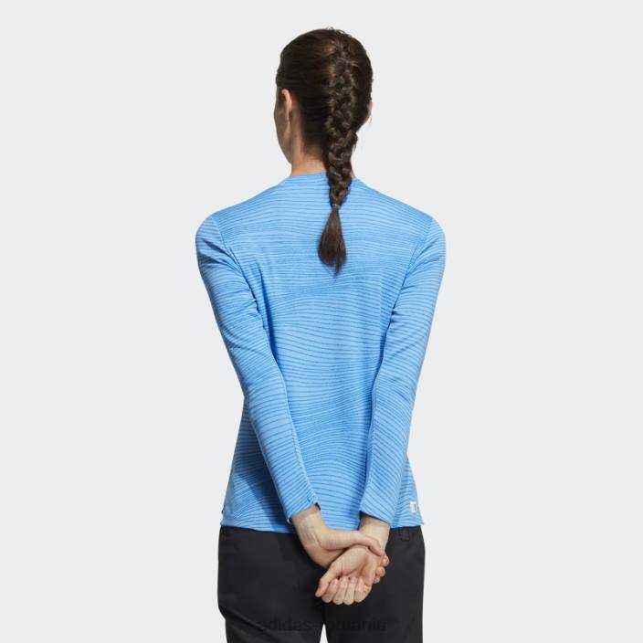 Adidas cămașă cu mânecă lungă, făcută pentru a fi refăcută, albastru adidas femei albastru 2JBN22824
