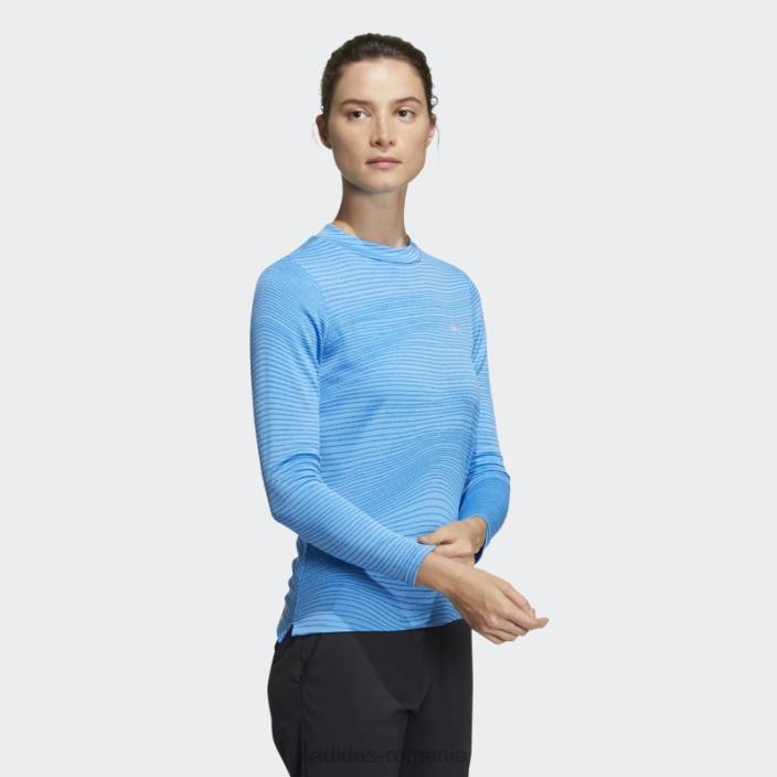 Adidas cămașă cu mânecă lungă, făcută pentru a fi refăcută, albastru adidas femei albastru 2JBN22824