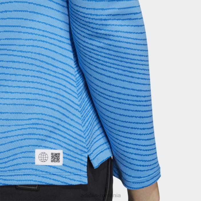 Adidas cămașă cu mânecă lungă, făcută pentru a fi refăcută, albastru adidas femei albastru 2JBN22824